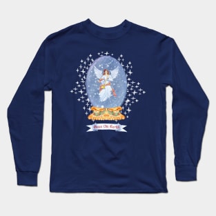 Snow Globe Angel Long Sleeve T-Shirt